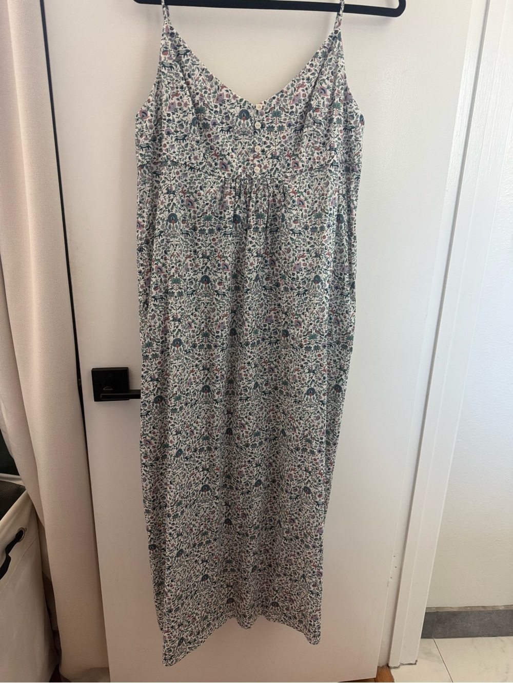 Liberty - Floral Spaghetti-Strap Maxi Dress in Liberty print